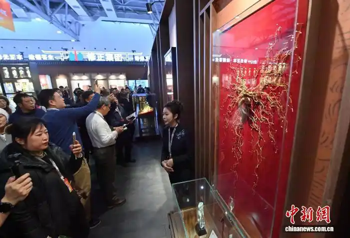 12.9 2025长春国际医药健康产业博览会:人参展区引民众参观5.png