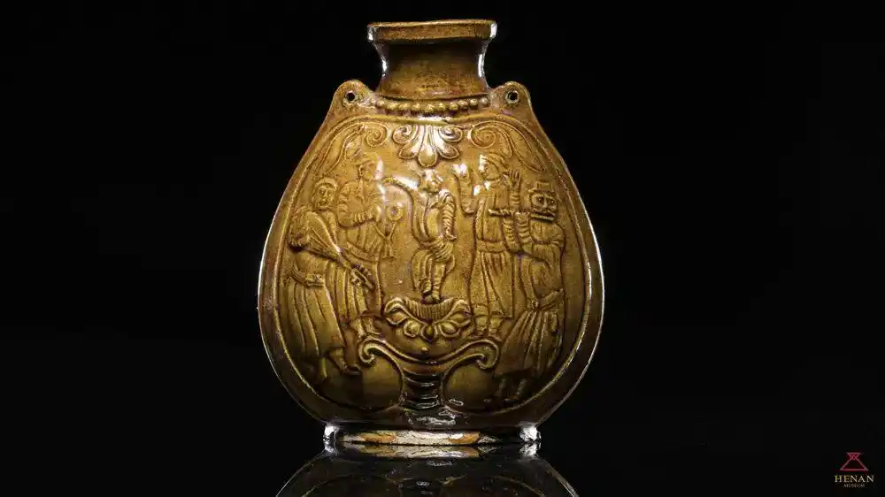 4.2河南博物院黄釉扁壶——丝路乐舞的千年回响1.png