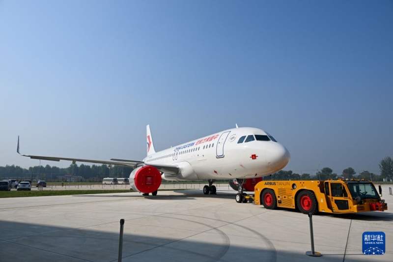 9.18空客天津第二条A320总装线交付首架飞机4.jpg
