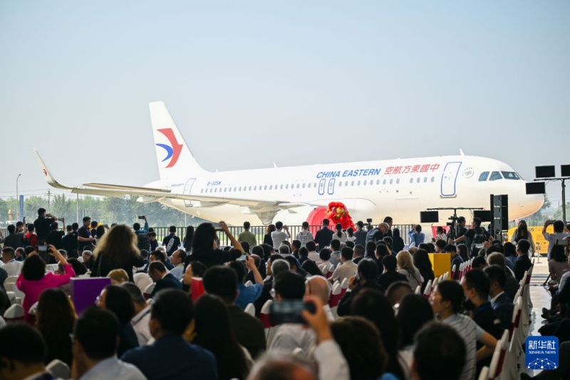 9.18空客天津第二条A320总装线交付首架飞机2.jpg